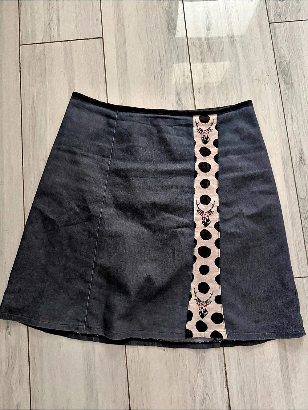 Dessert And Skirt Mini Skirt Denim Stag Size Medium
